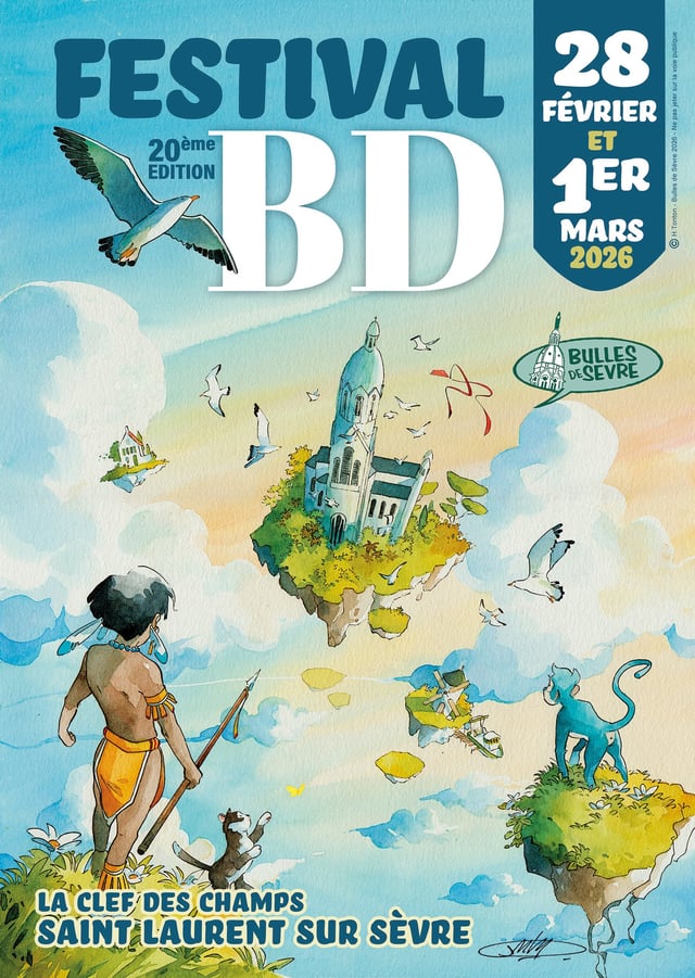 Retrouvez Anne Surrault au festival de la BD de Saint-Laurent-sur-Sèvre